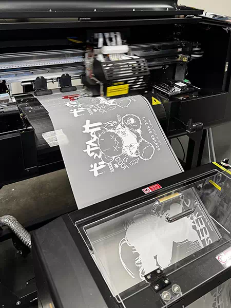 stampa dtf in laboratorio